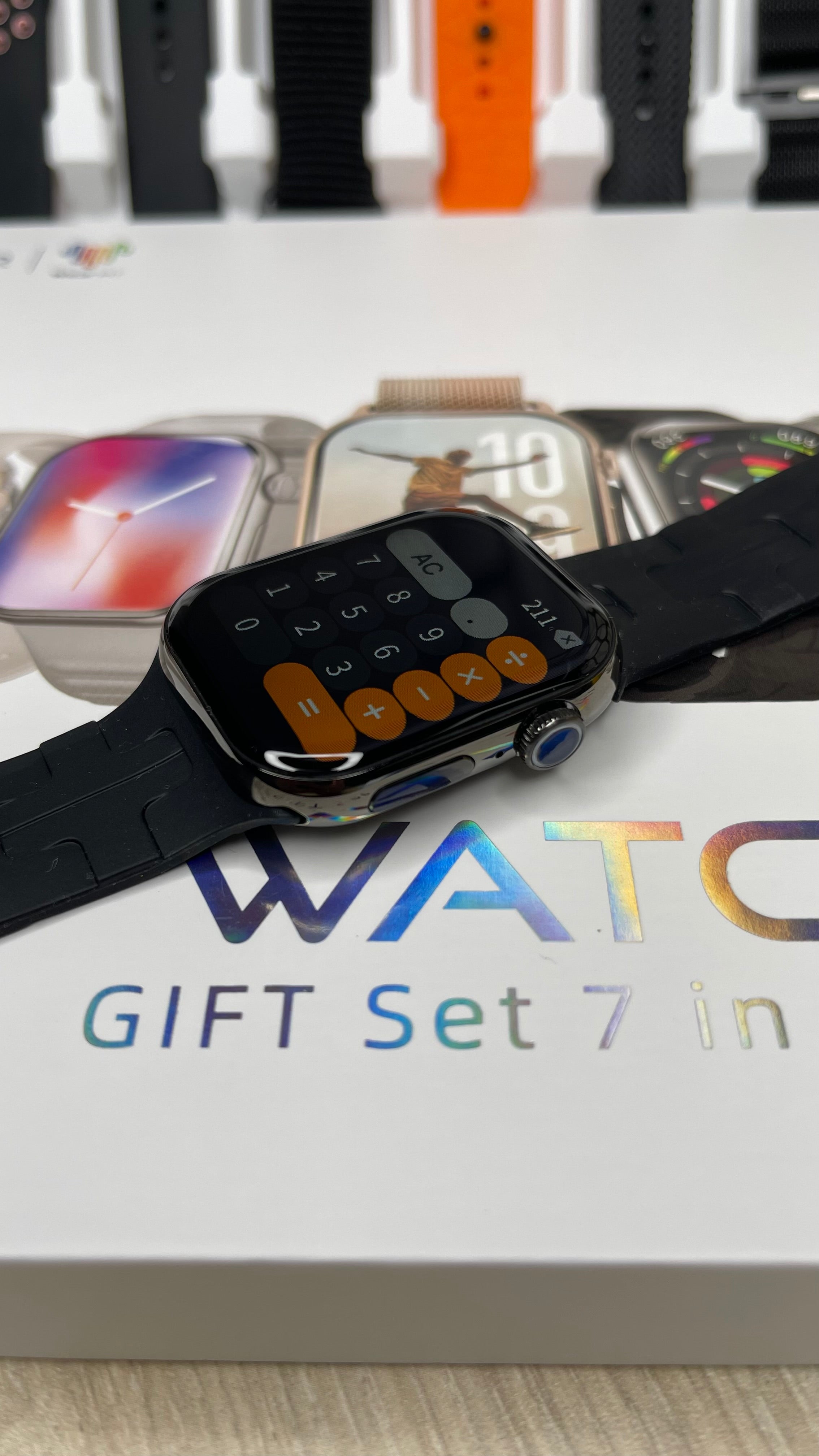 Relógio SmartWatch HW Watch X Howear 2025 - 45mm com Gps e ChatGpt Lançamento 2025 Com 7 Pulseiras