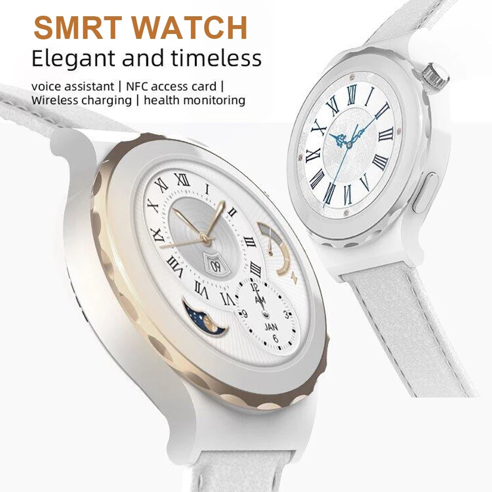 Relógio Smartwatch S38 Mini Feminino Khostar - Prova D'agua, GPS Integrado, Full Touch.