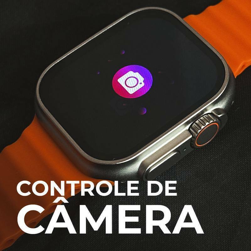 Relógio Smartwatch S68 Ultra Max Khostar - Resistente a água, GPS Integrado + Brinde Case de Proteção ou Pulseira
