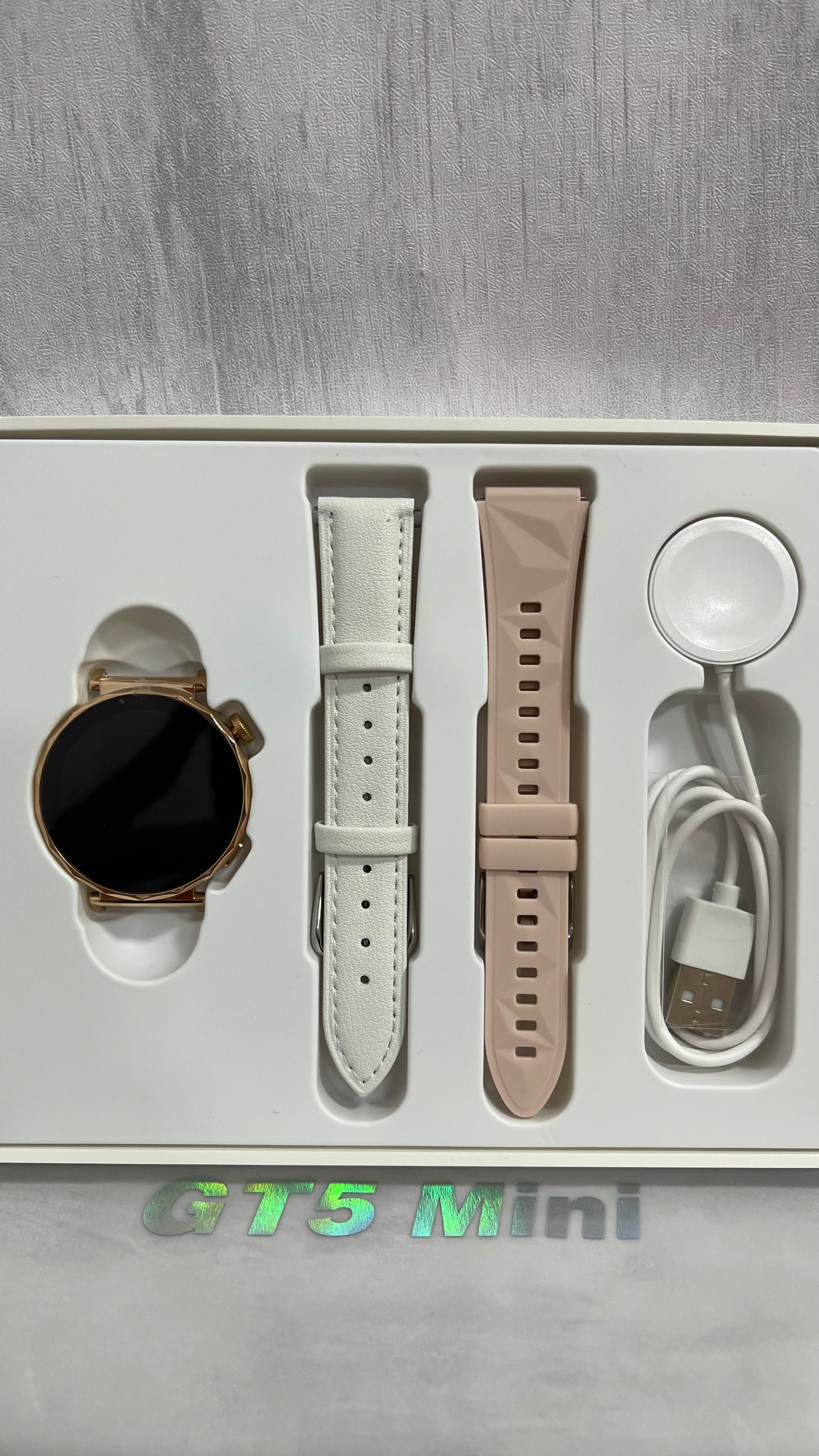 Relógio Smartwatch GT5 Mini Serie 11 Microwear Lançamento 2025 Feminino - Tela 100% Amoled, Resistente a água IP68 e ChatGpt