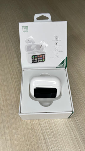 Fone De Ouvido Bluetooth Tws - Tela Touch 5.4 com  Redução de Ruído e Microfone