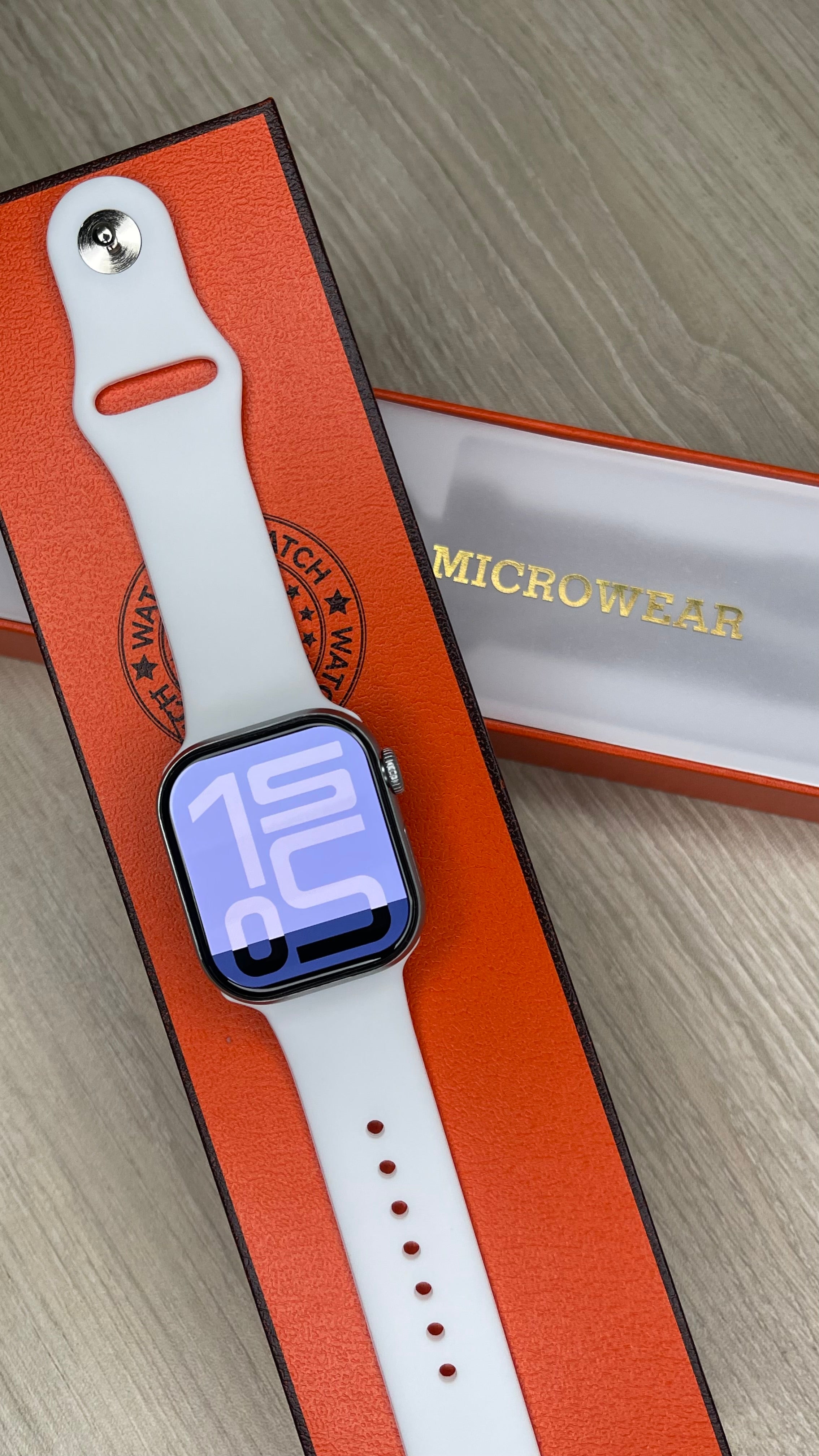 Relógio Smartwatch W10 Pro Mini Microwear 2025 - Série 10 com ChatGpt e Resistente Água Tela 42mm Amoled + Case de Proteção