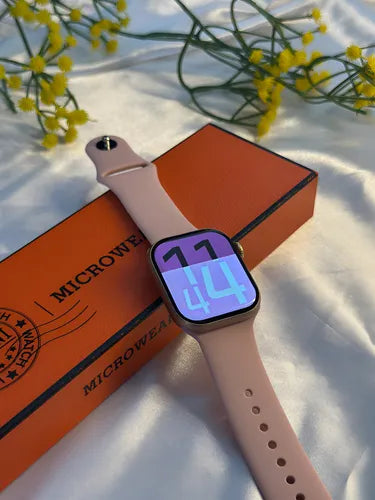 Relógio Smartwatch W10 Pro Mini Microwear 2025 - Série 10 com ChatGpt e Resistente Água Tela 42mm Amoled + Case de Proteção