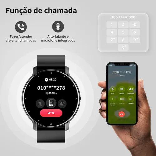 Relógio SmartWatch S38 serie 8 pro Khostar - GPS Integrado, Resistente a Água 49mm.