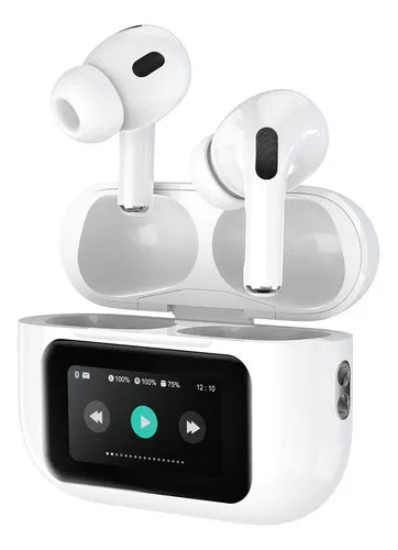 Fone De Ouvido Bluetooth Tws - Tela Touch 5.4 com  Redução de Ruído e Microfone