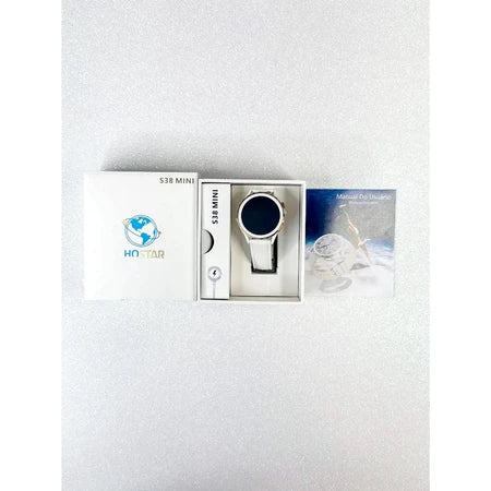 Relógio Smartwatch S38 Mini Feminino Khostar - Prova D'agua, GPS Integrado, Full Touch.