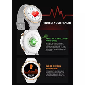 Relógio Smartwatch S38 Mini Feminino Khostar - Prova D'agua, GPS Integrado, Full Touch.