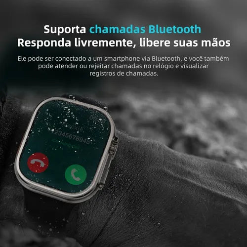 Relógio Smartwatch Hw69 Ultra2 Howear 2025 - Novo Lançamento com 2 Pulseiras Original